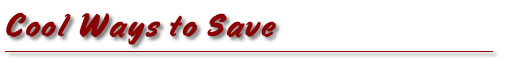 Cool Ways to Save